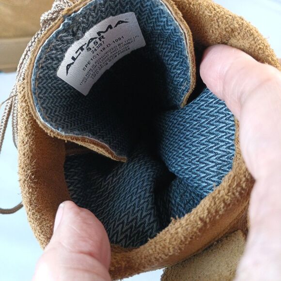 Altama US Army Gore-Tex Combat Boots size 5.5 R Steel Toes Tan Vibram Sole main image 7